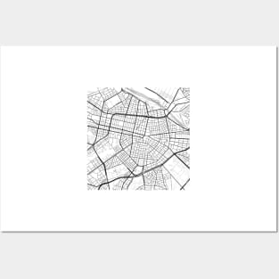 Sofia Map City Map Poster Black and White, USA Gift Printable, Modern Map Decor for Office Home Living Room, Map Art, Map Gifts Posters and Art